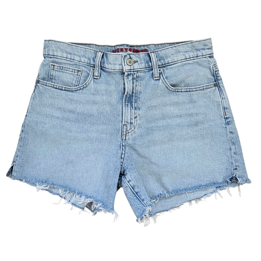 LOT OF 2 Lucky Brand Denim Shorts 90" Midi Size 8/29 - Picture 7 of 10